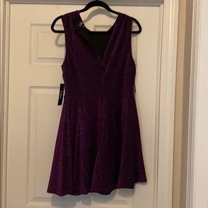 Lulus purple skater dress